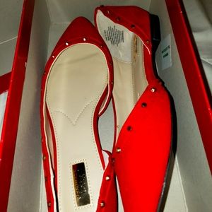 JENNIFER LOPEZ Size 7.5 CINNABAR Flats